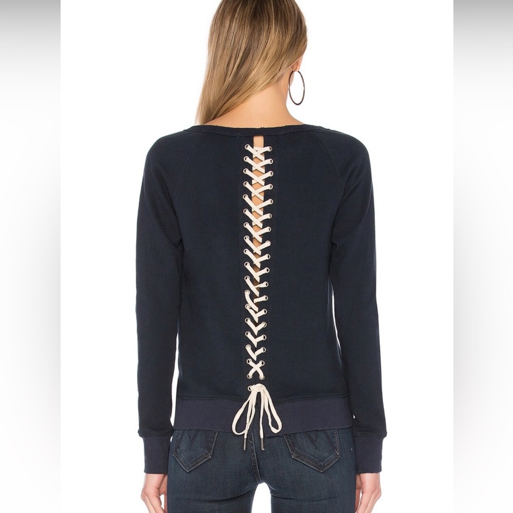 Pam & Gela lace up sweatshirt - Picture 9 of 9